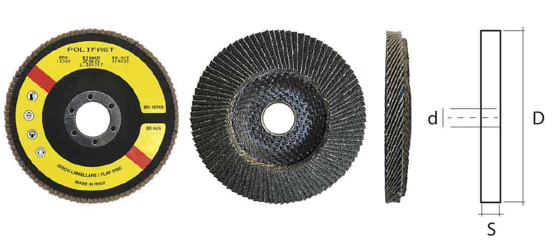 Disco lamellare supporto in fibra