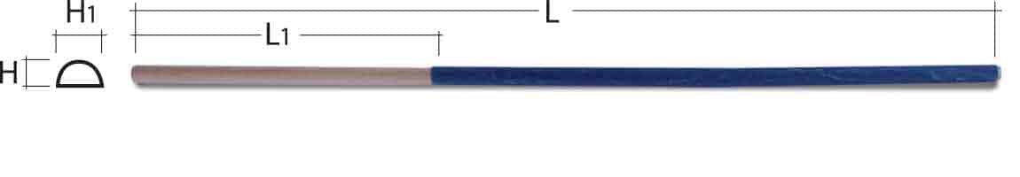 Cabron mezzelune in differenti grane